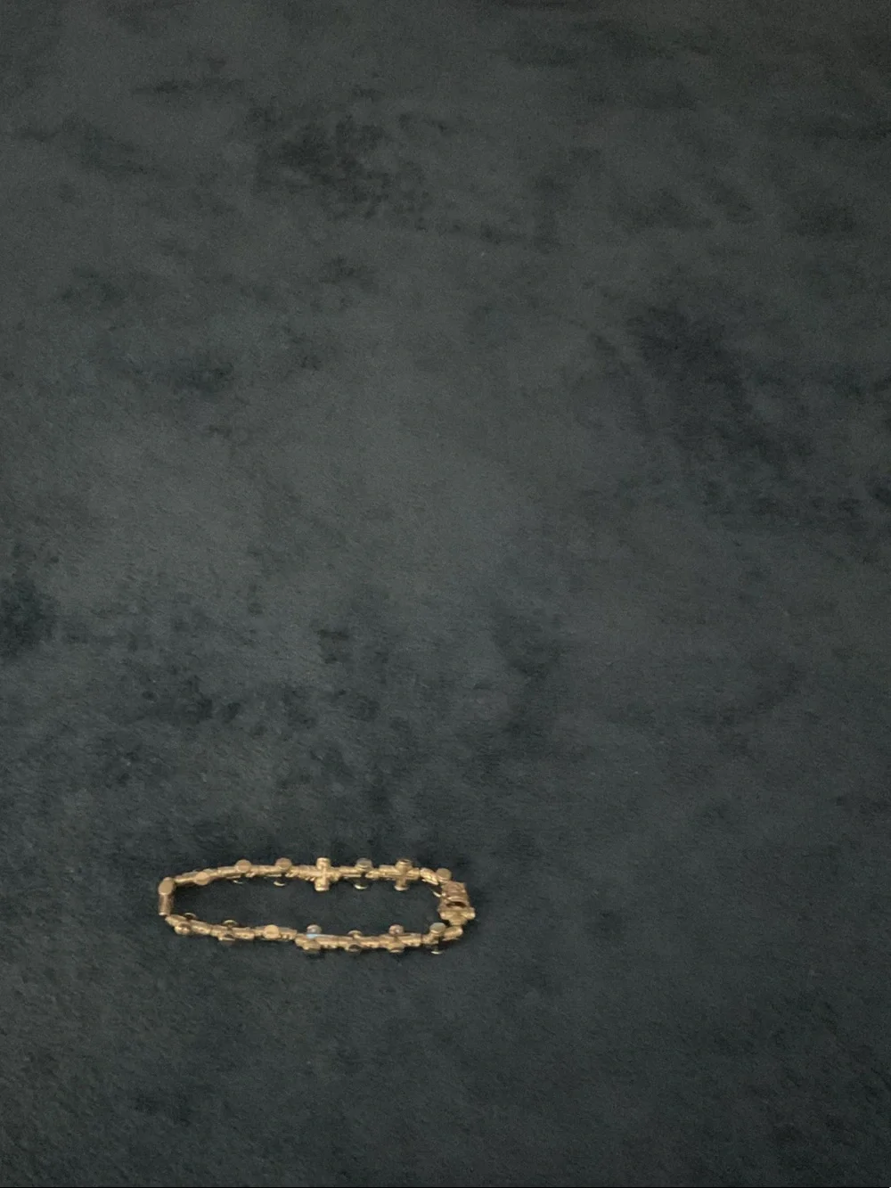 Gold Cross Charm Bracelet - Women Accessories